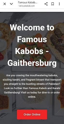Photo of Famous Kabob (Halal) - 18530 Woodfield Rd, Gaithersburg, MD 20879