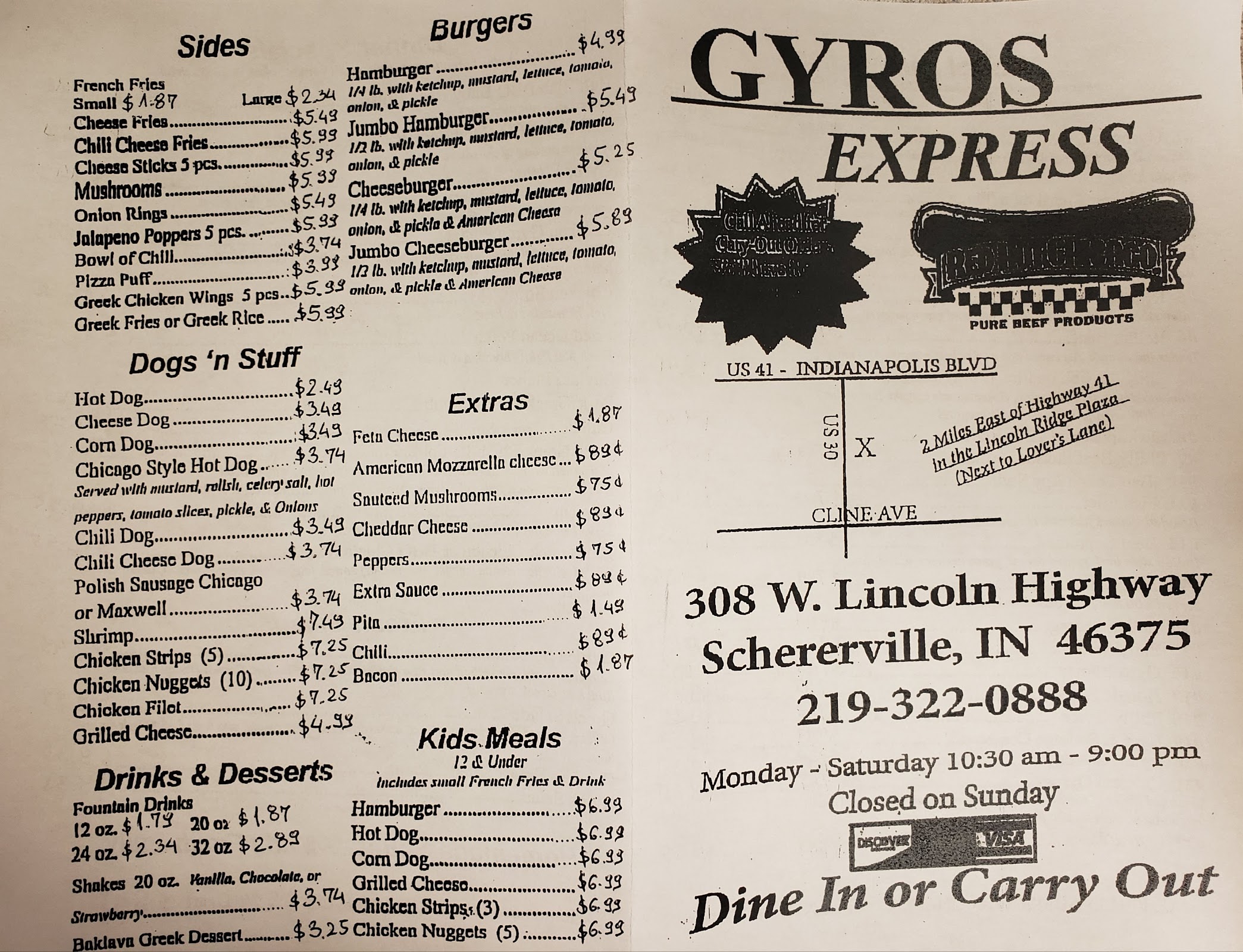 Photo of Gyros Express - 308 W Lincoln Hwy, Schererville, IN 46375