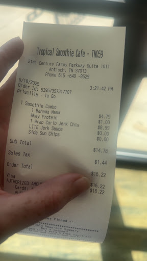 Photo of Tropical Smoothie Cafe - 1855 Medical Center Pkwy E, Murfreesboro, TN 37129