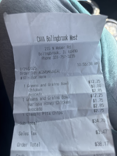Photo of CAVA - 215 N Weber Rd, Bolingbrook, IL 60490