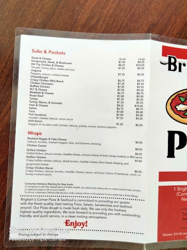 Photo of Brigham's Corner Pizza and Seafood - 1 Brigham St, New Bedford, MA 02740