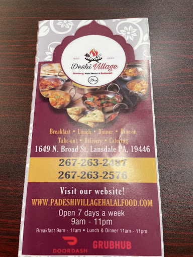 Photo of Deshi Village Restaurant, Grocery & Halal Meat. - 1649 N Broad St, Lansdale, PA 19446