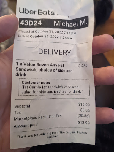 Photo of The Original Picken Chicken - 228 George St, New Brunswick, NJ 08901