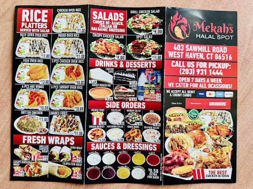 Photo of Mekahs Halal Spot - 403 Saw Mill Rd, West Haven, CT 06516