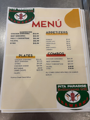 Photo of Pita paradise Mediterranean Grill - 4701 Freret St, New Orleans, LA 70115
