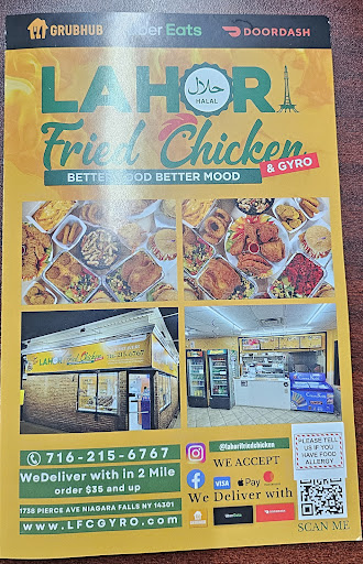 Photo of Lahori Fried Chicken and Gyro - 1738 Pierce Ave, Niagara Falls, NY 14301