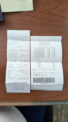 Photo of Cedar's Food Mart and Grill Halal - 405 Armory St, Springfield, MA 01104