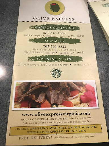 Photo of Olive Lebanese Eatery Express - Reston - 1881 Campus Commons Dr #100, Reston, VA 20191