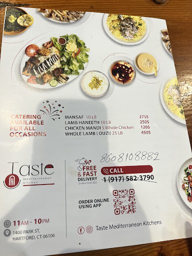 Photo of Taste mediterranean kitchen - 1400 Park St, Hartford, CT 06106