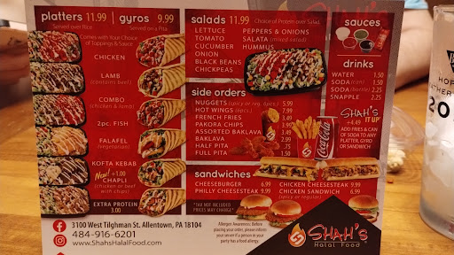 Photo of Shah's Halal Food - 3110 Tilghman St, Allentown, PA 18104