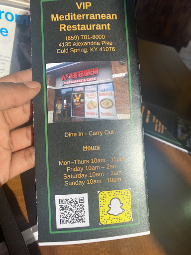 Photo of VIP Mediterranean Restaurant & Smoke Shop - 4135 Alexandria Pike # 201, Cold Spring, KY 41076