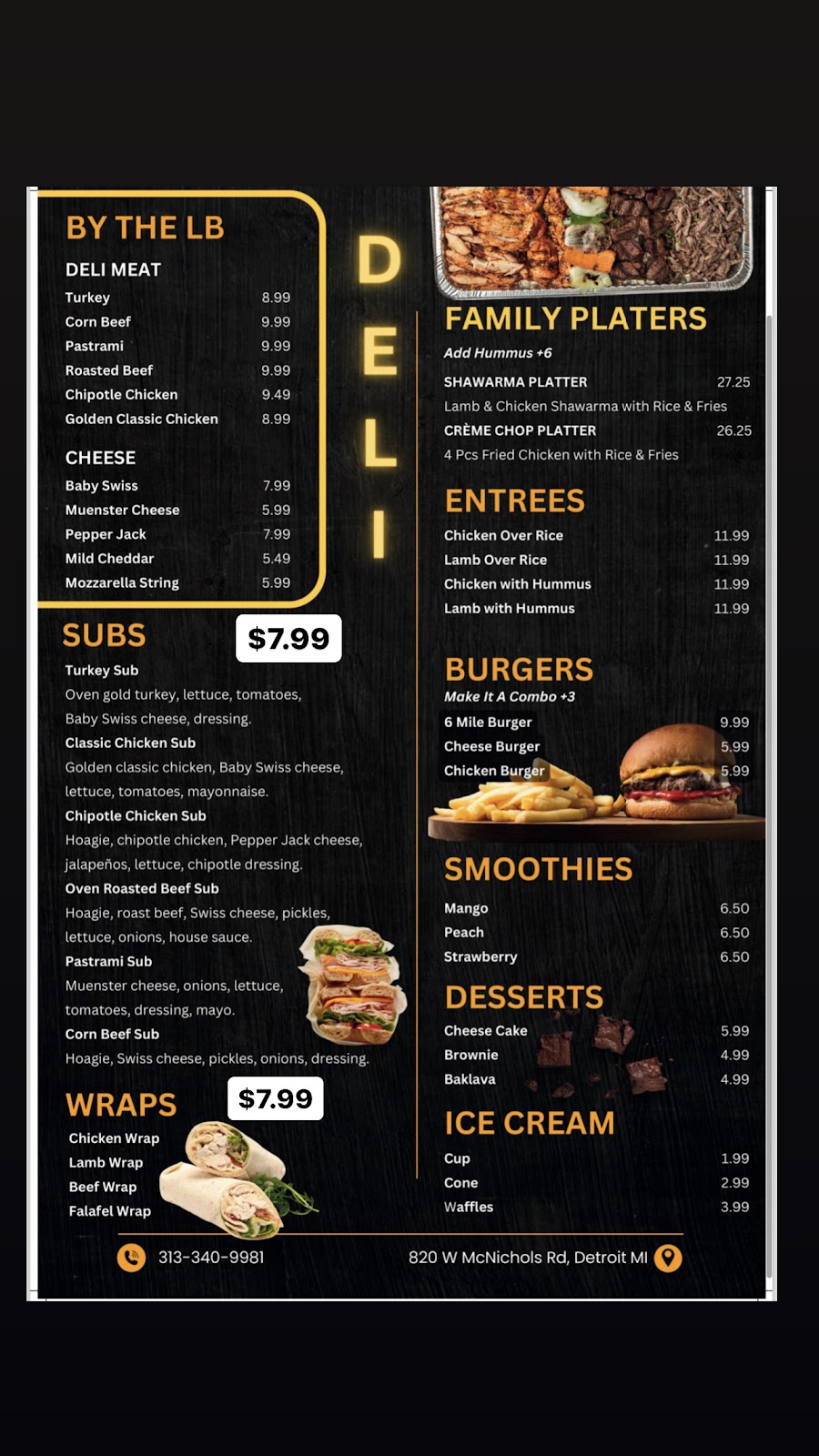 Photo of DRIZZY’S EATZ - 820 W McNichols Rd, Highland Park, MI 48203