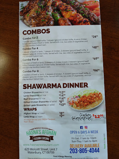 Photo of Hasna's Grill - 625 Wolcott St Unit 7, Waterbury, CT 06705