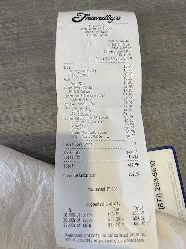 Photo of Friendly's - 2502 W State St, Olean, NY 14760