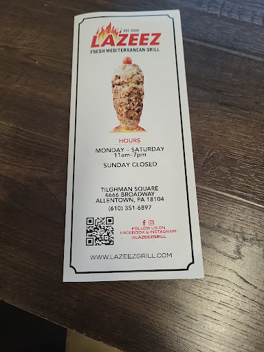 Photo of Lazeez Fresh Mediterranean Grill - 4666 Broadway, Allentown, PA 18104