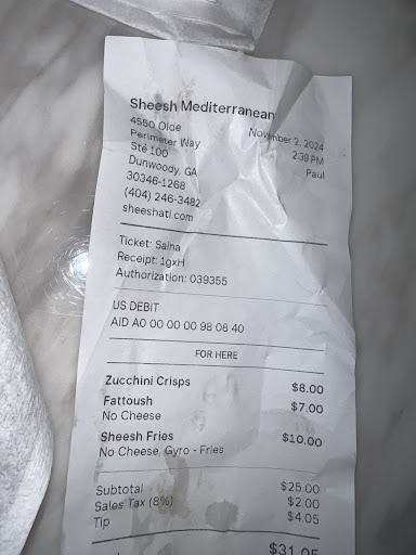 Photo of Sheesh Mediterranean - 4550 Olde Perimeter Way, Dunwoody, GA 30346