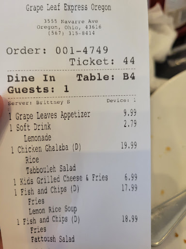 Photo of Grape Leaf Express Oregon - 3555 Navarre Ave Unit 4, Oregon, OH 43616