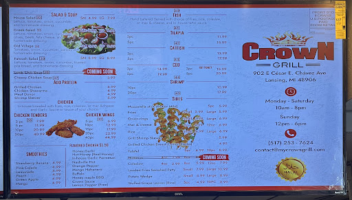 Photo of Crown Grill - 902 E César E. Chávez Ave, Lansing, MI 48906