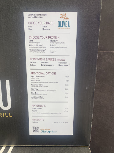 Photo of Olive U Mediterranean Grill Wellington - 2535 S State Rd 7 Suite 130, Wellington, FL 33414