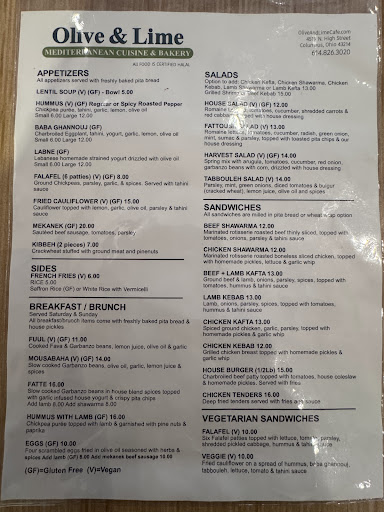 Photo of Olive & Lime Cafe - 4519 N High St, Columbus, OH 43214