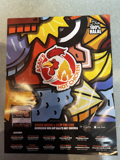 Photo of Asad's Hot Chicken - 16 S 40th St, Philadelphia, PA 19104