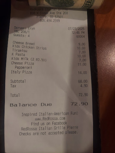 Photo of RedRossa Italian Grille - 808 W Sioux Ave # 200, Pierre, SD 57501