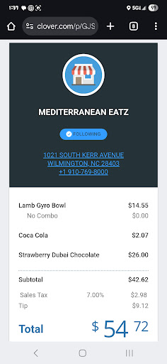 Photo of Mediterranean Eatz - 1021 S Kerr Ave, Wilmington, NC 28403