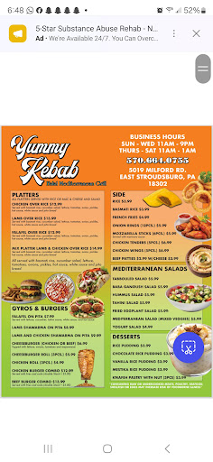 Photo of Yummy Kebab - 5019 Milford Rd, East Stroudsburg, PA 18302