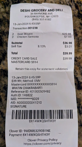 Photo of Deshi Food (Halal Indian Restaurant) - 34 Raymond Ave, Arlington, NY 12603