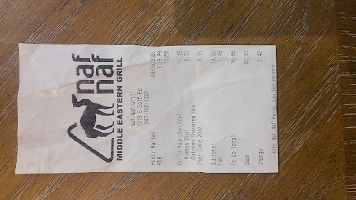 Photo of Naf Naf Grill - 1715 E Golf Rd, Schaumburg, IL 60173