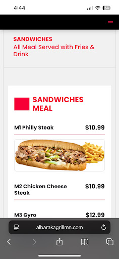 Photo of Al Baraka Grill - 4110 Central Ave NE suite 210, Columbia Heights, MN 55421