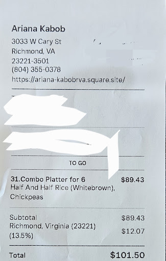 Photo of Ariana Kabob - 3033 W Cary St, Richmond, VA 23221