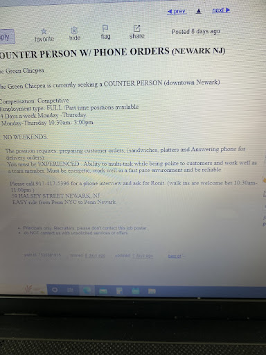 Photo of The Green Chicpea - 59 Halsey St, Newark, NJ 07102