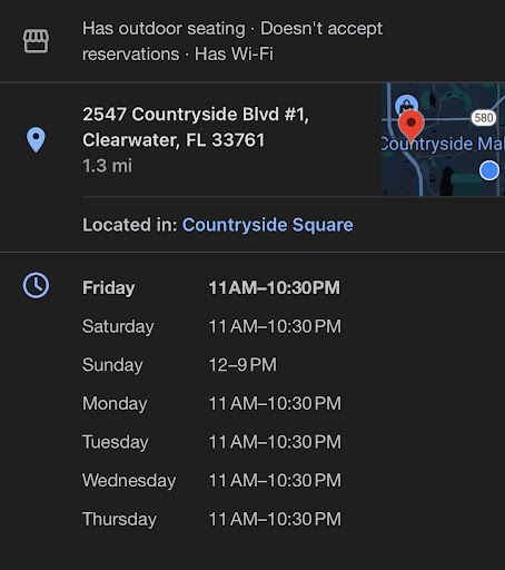 Photo of Boardwalk Pizza & Gyros - 2547 Countryside Blvd #1, Clearwater, FL 33761