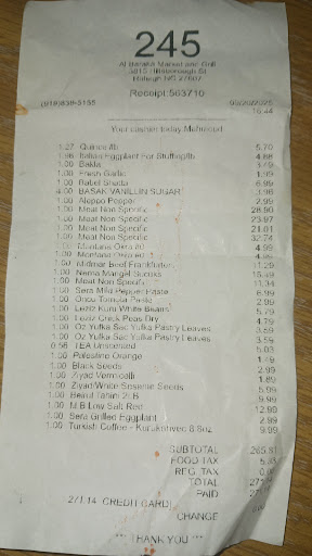 Photo of Albaraka Mediterranean Market and Grill - 3815 Hillsborough St, Raleigh, NC 27607