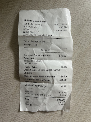 Photo of Urban Gyro & Grill - 1350 15th Ave SE, St Cloud, MN 56304