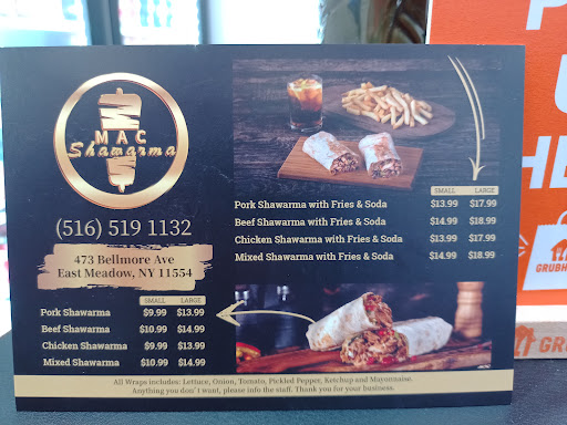 Photo of Mac Shawarma - 473 Bellmore Ave, East Meadow, NY 11554
