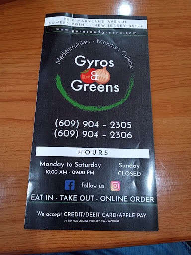 Photo of Gyros And Greens - 28 E Maryland Ave, Somers Point, NJ 08244