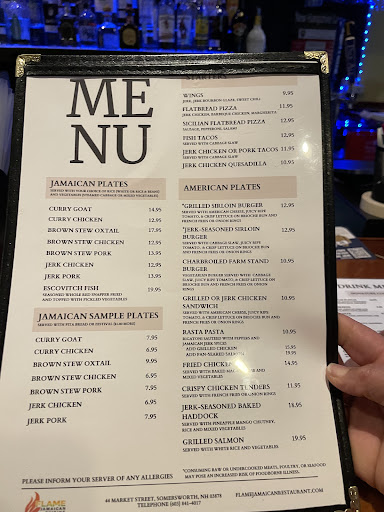 Photo of Flame Jamaican Cuisine - 44 Market St, Somersworth, NH 03878