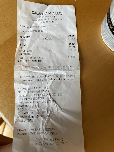 Photo of Calabria Mia - 83 W Main St, Somerville, NJ 08876