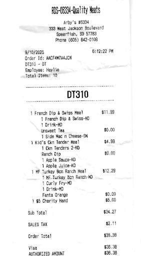 Photo of Arby's - 333 W Jackson Blvd, Spearfish, SD 57783