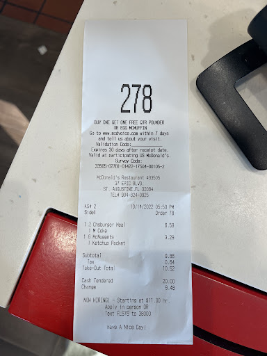 Photo of McDonald's - 37 Epic Blvd, St. Augustine, FL 32086