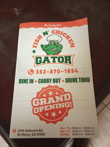 Photo of GATOR FISH N' CHICKEN - 2105 Osborne Rd, St Marys, GA 31558