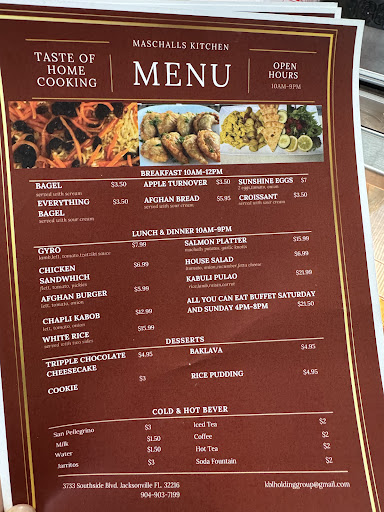 Photo of Maschall’s Kitchen Halal Afghan Cuisine and Catering - 3733 Southside Blvd unit 2, Jacksonville, FL 32216