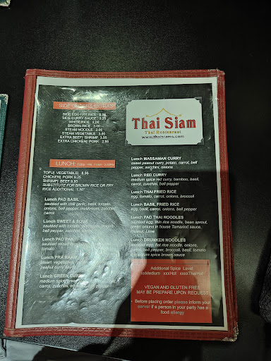 Photo of Thai Siam Restaurant - 303 Dr Martin Luther King Jr Dr E Suite 303B, Starkville, MS 39759