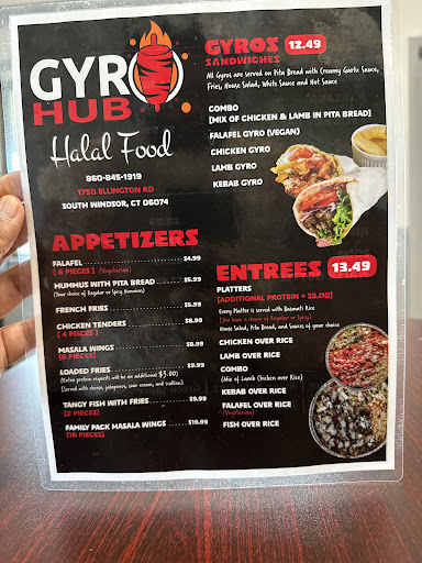 Photo of Gyro Hub Halal food - 1750 Ellington Rd, South Windsor, CT 06074