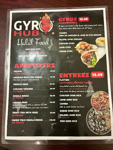 Photo of Gyro Hub Halal food - 1750 Ellington Rd, South Windsor, CT 06074
