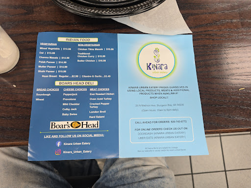 Photo of Kinara Urban Eatery - 25 N Madison Ave, Sturgeon Bay, WI 54235