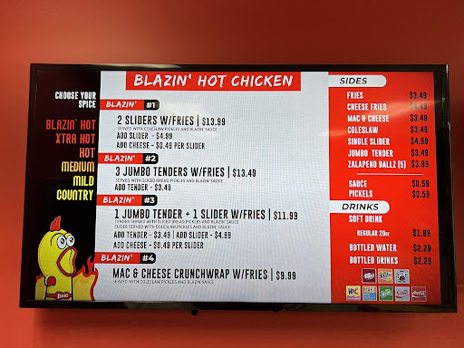 Photo of Fast Food Restaurant - Blazin Hot Chicken - 1920 E Houston River Rd, Westlake, LA 70669