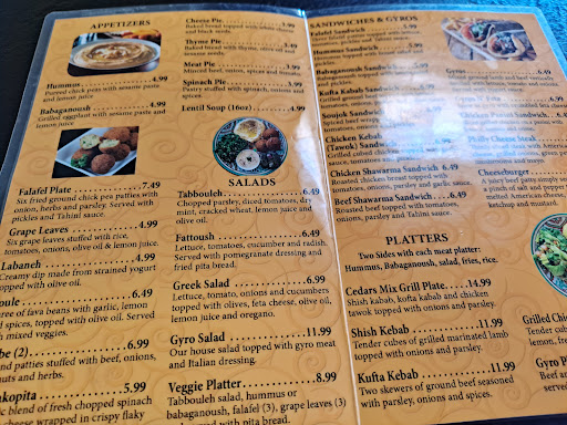 Photo of Cedars Grill - 6549 54th Ave N, St. Petersburg, FL 33709